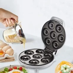 Reakfast 7 Grids Mini Donut Machine Non Stick Coating Surface Easy Release Maker For Home And Travel Use 9 Reakfast 7 Grids Mini Donut Machine Non Stick Coating Surface Easy Release Maker For Home And Travel Use -Wilton Shop 51HqPQbM69L
