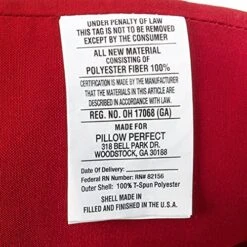 Outdoor/Indoor Pompeii Chair Pads, 15.5" X 14.5", Red, 2 Pack -Wilton Shop 51HtnD0LEeL