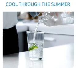 QKWIN Sparkling Water Maker, One Touch Soda Streaming Machine With 2 Water Bottles, Make Homemade Sparkling Water, Juice, Coffee, Tea And Cocktail Drinks With Fruit -Wilton Shop 51IGmI9mkbL