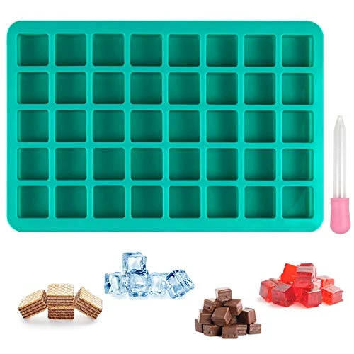 Square Caramel Candy Molds Silicone,40 Cavity Non-Stick Square Silicone Molds With 1 Droppers For Gummy,Chocolate,Hard Candy, Butter, Ice Cube, Dog Treats 3 Square Caramel Candy Molds Silicone,40 Cavity Non-Stick Square Silicone Molds With 1 Droppers For Gummy,Chocolate,Hard Candy, Butter, Ice Cube, Dog Treats