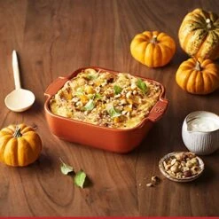 Peugeot - Appolia Square Oven Dish - Ceramic Baker With Handles - Terracotta, 9 X 2.5 Inches, (61111) 8 Peugeot - Appolia Square Oven Dish - Ceramic Baker With Handles - Terracotta, 9 X 2.5 Inches, (61111) -Wilton Shop 51IT5PoksLL