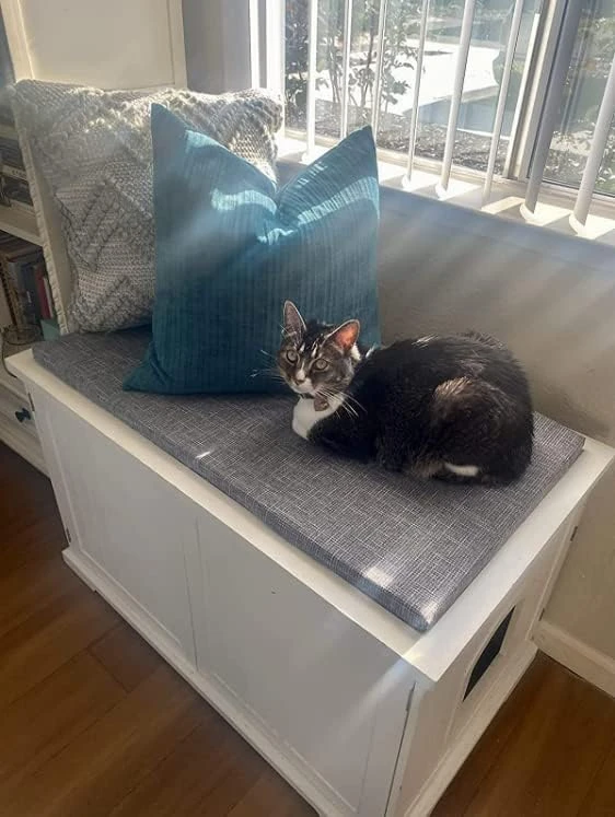 Custom Size Cushion For Bench, Settee Cushion, Window Seat Cushions Indoor, Window Seat Cushion (Olive-Green, Custom) 8 Custom Size Cushion For Bench, Settee Cushion, Window Seat Cushions Indoor, Window Seat Cushion (Olive-Green, Custom) - Image 6