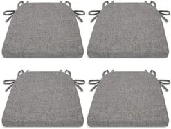 Chair Pads With Ties For Dining Room Chairs Set Of 4 High Density Foam Padded Cushion Non Slip U Shaped Kitchen Chair Seat Cushions 16x16.5 Inch White Beige 31 Chair Pads With Ties For Dining Room Chairs Set Of 4 High Density Foam Padded Cushion Non Slip U Shaped Kitchen Chair Seat Cushions 16x16.5 Inch White Beige -Wilton Shop 51If0kiit9L. AC