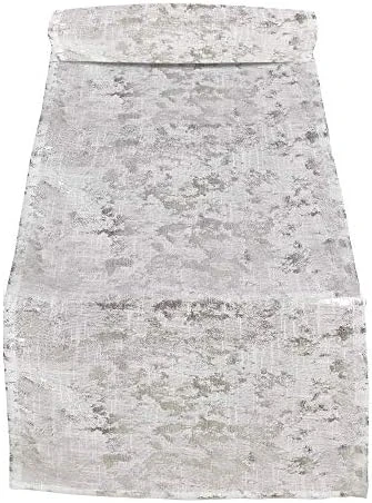 Gold Square Fabric Napkin With Foil Print, 20" 5 Gold Square Fabric Napkin With Foil Print, 20" - Image 3