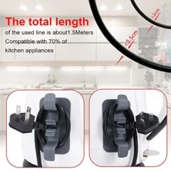 4pcs Cord Wires Organizer, Upgraded Cord Winder For Home Kitchen Appliances, Self-adhesive Cord Wires Clip Holders, Stick Firmly On Blender Coffee Machine Air-Fryer Microwave Oven Toaster (Grey) -Wilton Shop 51Ik51LGRyL