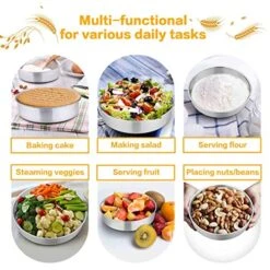 Cake Pan, 4’’ - 6’’ - 8’’ - 9½’’ - 11’’, Stainless Steel Round Baking Tier Cake Pans Set, Healthy & Heavy Duty, Mirror Finish & Dishwasher Safe - Set Of 5 -Wilton Shop 51IyypHn1EL