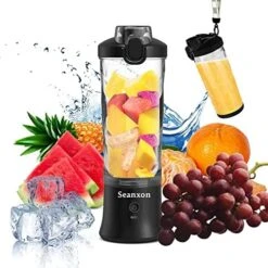 Portable Blender, Personal Blender For Shakes And Smoothies, Mini Blender 20 Oz With 6 Blades (White) -Wilton Shop 51J2vRyf NL. AC