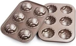Almond Cake Pan Non-Stick Loaf Pan Carbon Steel Baking Pan 13 X 4 Inch -Wilton Shop 51J7KedZQWL. AC