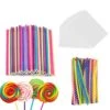 6 Inch Cake Pop Sticks Set Pack Of 300, Each Of 100 Pieces Parcel Bags, Colorful Treat Sticks, Colorful Metallic Wire For Lollipops Candies Chocolates And Cookies 1 6 Inch Cake Pop Sticks Set Pack Of 300, Each Of 100 Pieces Parcel Bags, Colorful Treat Sticks, Colorful Metallic Wire For Lollipops Candies Chocolates And Cookies -Wilton Shop 51JDiNMKjTL