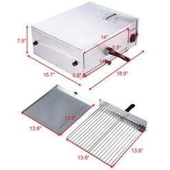Electric Pizza Oven Stainless Steel Pizza Baker For Kitchen Commercial Use, Snack Oven -Wilton Shop 51JE5345XlL
