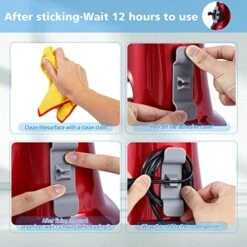 4 PCS Cord Organizer For Appliances, Kitchen Small Appliance Cord Organizer Stick On Mixer, Blender, Coffee Maker, Pressure Cooker And Air Fryer, Prefect Cord Keeper 14 4 PCS Cord Organizer For Appliances, Kitchen Small Appliance Cord Organizer Stick On Mixer, Blender, Coffee Maker, Pressure Cooker And Air Fryer, Prefect Cord Keeper -Wilton Shop 51JHXMfqRgL