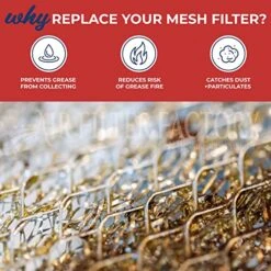 Air Filter Factory Replacement For Whirlpool PS3650910 Microwave Oven Aluminum Grease Filter -Wilton Shop 51JfVSF4SNL