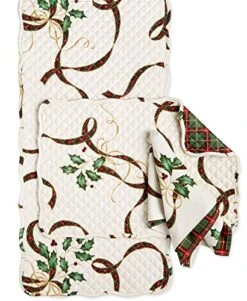 Lenox Holiday Nouveau Quilted Reversible Placemats, Set Of 4 -Wilton Shop 51Jyxu4HJnL