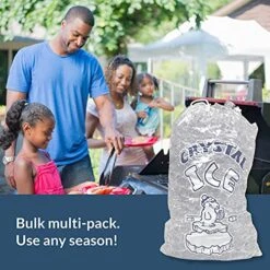 Pinnacle Mercantile 20 Lb. Drawstring Ice Bags (30-Count) Heavy-Duty, Puncture-Resistant EVA | Cotton Pull Closure | Disposable, Recyclable | Portable Storage And Freezer Keeper 19 Pinnacle Mercantile 20 Lb. Drawstring Ice Bags (30-Count) Heavy-Duty, Puncture-Resistant EVA | Cotton Pull Closure | Disposable, Recyclable | Portable Storage And Freezer Keeper -Wilton Shop 51KKGv5BHWL