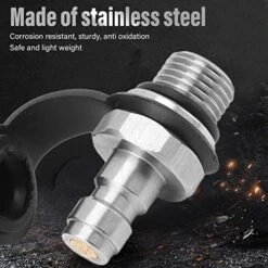 Zerodis CO2 Inflation Connector M10x1 CO2 Inflation Connector M10x1 CO2 Inflation Connector Male Stainless Steel Soda Water Bottle Parts With Gasket C02 Inflator Male Stainless -Wilton Shop 51KL7KaconL