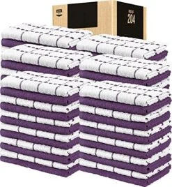 Kitchen Towels [6 Pack],15 X 25 Inches, 100% Ring Spun Cotton Super Soft And Absorbent Dish Towels, Tea Towels And Bar Towels (Black) -Wilton Shop 51KO416FEmL. AC
