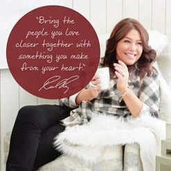 Cucina Nonstick Bakeware Set With Grips, Nonstick Cookie Sheet / Baking Sheet With Crisper Pan - 2 Piece, Latte Brown With Cranberry Red Handle Grips -Wilton Shop 51KU1zeNtyL