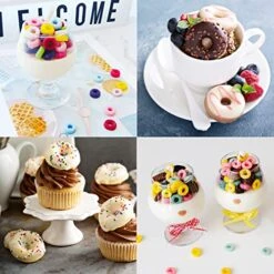 Donut Candy Mold,5 Pack Silicone Nonstick Ring Gummy Candy Molds For Chocolate Jelly Ice Cube Candy Pralines Caramels Ganache Snacks， Baking Candy Cake Decoration -Wilton Shop 51KZAhAo9BL