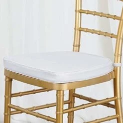 10PCS Ivory Chiavari Chair Cushion For Wood Resin Chiavari Chairs Party Event Decoration - 2" Thick -Wilton Shop 51KiumBPeUL. AC 1