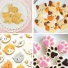 Kitty Cat Cookie Cutter Set-6 Piece-Kitty Cat Face, Kitty Butt, Kitty Cat Paw And 3 Cute Shapes Kitty Cat Body Cookie Cutters Molds For Kitty Cat Themed Party (cat)