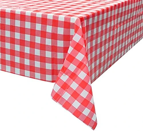 Lastic Table Cloth For Parties, Disposable Tablecloth 54" X 108", Pack Of 6, White Rectangle 8 Lastic Table Cloth For Parties, Disposable Tablecloth 54" X 108", Pack Of 6, White Rectangle - Image 6