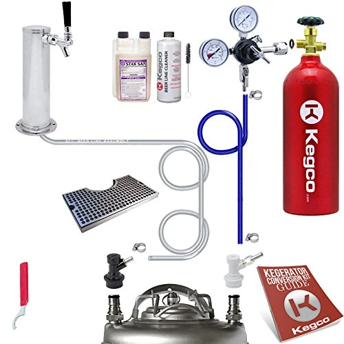 Kegco 3PUTCK-BLCP-5T Kegerator Kit, 1-Tap, Chrome 3 Kegco 3PUTCK-BLCP-5T Kegerator Kit, 1-Tap, Chrome