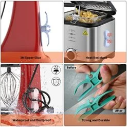 Wire Cord Organizer For For Appliances,ATRSYANG Cord Winder Wrap Cord Holder Cable Organizer For Appliances,Kitchen Cord Organizer For Stand Mixer, (14) -Wilton Shop 51LIvSxJWdL