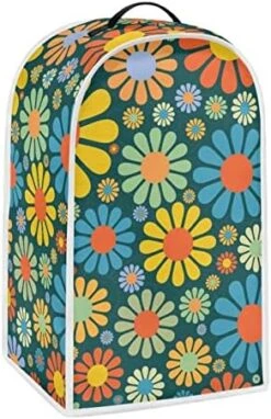 Annejudy Colorful Hippie Mushroom Blender Cover Dust Cover,Stand Mixer Or Coffee Maker Appliance Cover Dust Proof Mixer Accessories Food Processor Juice Cover Washable -Wilton Shop 51LQ7TugO9L. AC