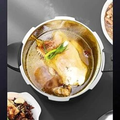 304 Stainless Steel Pressure Cooker, Household Multifunctional Large Capacity, Gas Stove, Induction Cooker, General Purpose Explosion-proof Pressure Cooker Large Capacity (Size : 6L) -Wilton Shop 51LRSMRzXGS