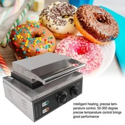 Electric Donut Machine, 5 Holes Stainless Steel Commercial Donut Machine For Kitchen (US Plug 110V) -Wilton Shop 51LS13QADbL 3