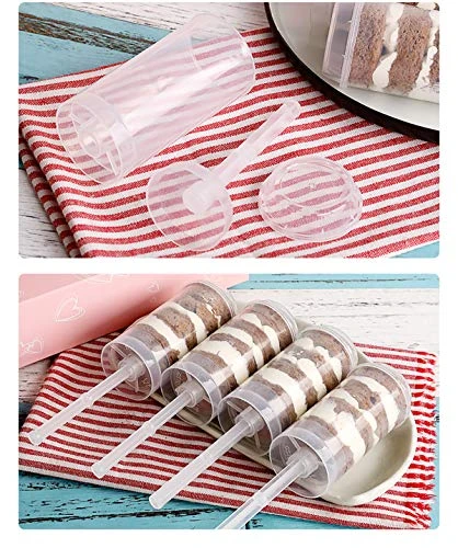 30 Pack Cake Pop Shooter, Round Plastic Jelly Ice Cream Push-up Containers With Lids Base And Stick For Dessert, Confetti Push Pop Shooters For Wedding 4 30 Pack Cake Pop Shooter, Round Plastic Jelly Ice Cream Push-up Containers With Lids Base And Stick For Dessert, Confetti Push Pop Shooters For Wedding - Image 2