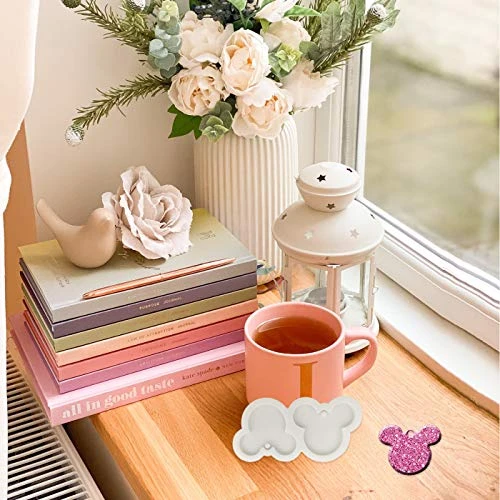 Cute Flat Shiny Mouse Head Keychain Silicone Mold With Hole For DIY Fondant Mold Crystal Gum Paste Jelly Shots Cupcake Cake Topper Decoration Pudding Ice Cream Candy Desserts Luggage Tag 5 Cute Flat Shiny Mouse Head Keychain Silicone Mold With Hole For DIY Fondant Mold Crystal Gum Paste Jelly Shots Cupcake Cake Topper Decoration Pudding Ice Cream Candy Desserts Luggage Tag - Image 3