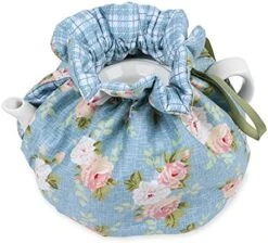 Tea Cozy,Cotton Printed Tea Cosy,Creative Kitchen Tea Pot Cover Insulation And Keep Warm,Teapot Cozy Breakfast Warmer,Tea Kettle Quilt For Home Kitchen Table Hotel Tea Party Restaurant -Wilton Shop 51LblySamhS. AC