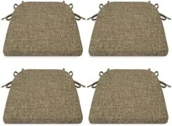 Chair Pads With Ties For Dining Room Chairs Set Of 4 High Density Foam Padded Cushion Non Slip U Shaped Kitchen Chair Seat Cushions 16x16.5 Inch White Beige 29 Chair Pads With Ties For Dining Room Chairs Set Of 4 High Density Foam Padded Cushion Non Slip U Shaped Kitchen Chair Seat Cushions 16x16.5 Inch White Beige -Wilton Shop 51LcCec3QgL. AC