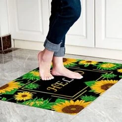 Cosilyt 1/10 Inch Ultra Thin Front Door Mat Rug Indoor Entrance Inside Non Slip, Large Waterproof Rubber Kitchen Rug And Interior Home Washable Door Mat, 24"×35", Baroque Grey 28 Cosilyt 1/10 Inch Ultra Thin Front Door Mat Rug Indoor Entrance Inside Non Slip, Large Waterproof Rubber Kitchen Rug And Interior Home Washable Door Mat, 24"×35", Baroque Grey -Wilton Shop 51Lez xHbL. AC