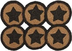 Lassic Country Primitive Tabletop & Kitchen-Farmhouse Jute Black Stencil Stars Runner, 13" X 36" 18 Lassic Country Primitive Tabletop & Kitchen-Farmhouse Jute Black Stencil Stars Runner, 13" X 36" -Wilton Shop 51Lmgd8D5fL. AC