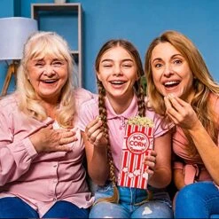 100 Pieces Paper Popcorn Bags, 1 Oz Popcorn Bags Individual Servings For Popcorn Machine Party, Pop Corn Bag Bulk -Wilton Shop 51LmktHm3eL