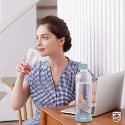 Philips Sparkling Water Maker Soda Maker Soda Streaming Machine For Carbonating With 1L Carbonating Bottle, Seltzer Fizzy Water Maker, Compatible With Any Screw-in 60L CO2 Carbonator(NOT Included) -Wilton Shop 51M5fv810FL