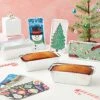 Holiday Loaf Pans With Lids, Aluminum Foil Baking Tins (8.5 X 2.5 X 4.5 In, 50 Pack)