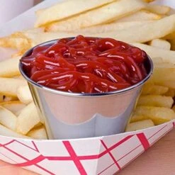 30 Pack Stainless Steel Condiment Sauce Cups Great For Dipping And Portion Cups, 2.5 Oz -Wilton Shop 51MJGKANfmL