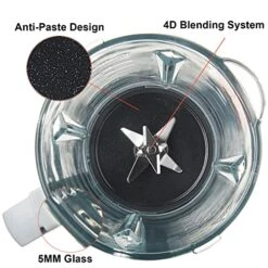 Quiet Blender Commercial Low Noise Soundproof Heat Milk, Soup, Quiet Smoothie Blender 48oz./1.5L Self-Cleaning 11 Quiet Blender Commercial Low Noise Soundproof Heat Milk, Soup, Quiet Smoothie Blender 48oz./1.5L Self-Cleaning -Wilton Shop 51MNXBkm5rL