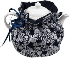 Tea Cosy - Pure Cotton Printed Tea Cosy, Kitchen Tea Pot Dust Cover, Breakfast Warmer, Insulation And Keep Warm, Color#6 -Wilton Shop 51MQ1Y6MTQL. AC