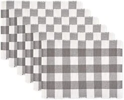 Buffalo Check Collection, Classic Farmhouse Tabletop Set, Placemat Set, 13x19, Antique Green, 6 Piece 29 Buffalo Check Collection, Classic Farmhouse Tabletop Set, Placemat Set, 13x19, Antique Green, 6 Piece -Wilton Shop 51MZrr56OrL. AC