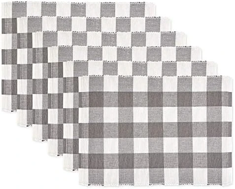 Buffalo Check Collection, Classic Farmhouse Tabletop Set, Placemat Set, 13x19, Antique Green, 6 Piece 15 Buffalo Check Collection, Classic Farmhouse Tabletop Set, Placemat Set, 13x19, Antique Green, 6 Piece - Image 13