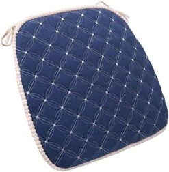 Chair Cushions For Dining Chair Gray Chair Pad With Ties Memory Foam Dining Chair Pad And Seat Cushion With Machine Washable Cover [17.3 X 16.6 Inches] -Wilton Shop 51McDzaVS4L. AC