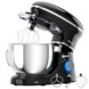 Stand Mixer, 660W Electric Kitchen Food Mixer With 6-Speed Control, 6.3-Quart Stainless Steel Bowl, Dough Hook, Beater, Whisk