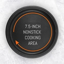 L-6101 Personal Stir Fry Griddle Pan, Rapid Heat Up, 650 Watts Non-stick Electric Skillet With Tempered Glass Lid, Red 10 L-6101 Personal Stir Fry Griddle Pan, Rapid Heat Up, 650 Watts Non-stick Electric Skillet With Tempered Glass Lid, Red -Wilton Shop 51MptSR7AwL