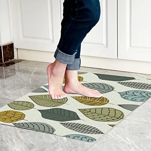 Cosilyt 1/10 Inch Ultra Thin Front Door Mat Rug Indoor Entrance Inside Non Slip, Large Waterproof Rubber Kitchen Rug And Interior Home Washable Door Mat, 24"×35", Baroque Grey 16 Cosilyt 1/10 Inch Ultra Thin Front Door Mat Rug Indoor Entrance Inside Non Slip, Large Waterproof Rubber Kitchen Rug And Interior Home Washable Door Mat, 24"×35", Baroque Grey - Image 14
