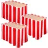 3 Pack Red And White Striped Table Skirt Carnival Circus Table Cloths For Carnival Party Supply Decor Carnival Table Decorations -Wilton Shop 51N2E7SWs8L