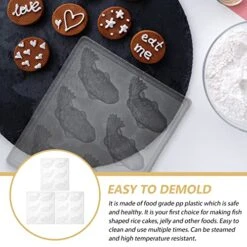 Silicone Bakeware Silicone Bakeware Chocolate Silicone Candy 3pcs Fish Silicone Resin Molds Japanese Carp Goldfish Fish Tail Mochi Animals Silicone Bread Loaf Pan -Wilton Shop 51N8em7zSfL